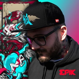 KITSUNE Snapback Sapka