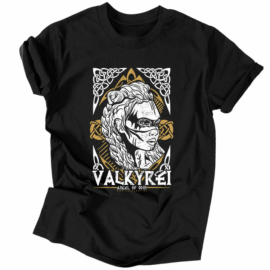 Valkyrei - Angel of Odin férfi póló (Fekete)