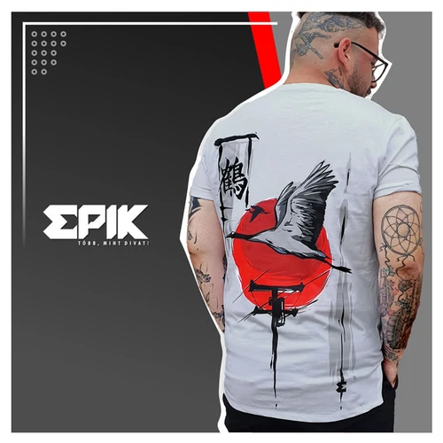 DARU long fit férfi póló