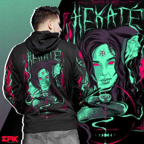 Hekaté uniszex pulóver (Poison)