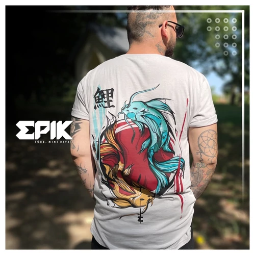 KOI férfi póló - long fit