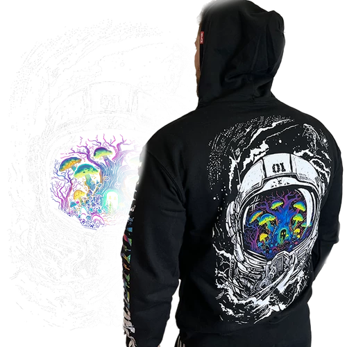 Trippy astronaut uniszex pulóver