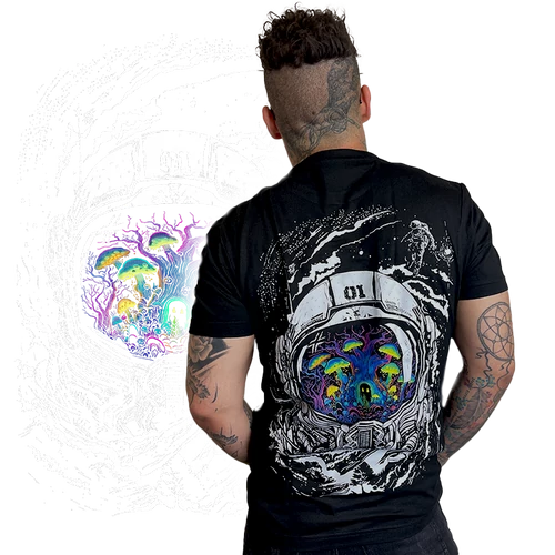 Trippy astronaut uniszex póló