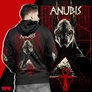 Kép 1/6 - ANUBIS férfi Hoodie (Fekete)