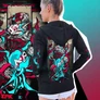 Kép 2/5 - KITSUNE unisex kapucnis pulóver