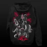 Kép 3/4 - KRAKEN Noir unisex Hoodie