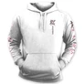Kép 4/4 - SAKURA unisex kapucnis pulóver elöl