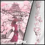 Kép 2/4 - SAKURA unisex kapucnis pulóver részletek