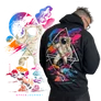 Kép 1/4 - Trippy way uniszex pulóver