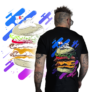 Kép 1/4 - Astro burger uniszex póló