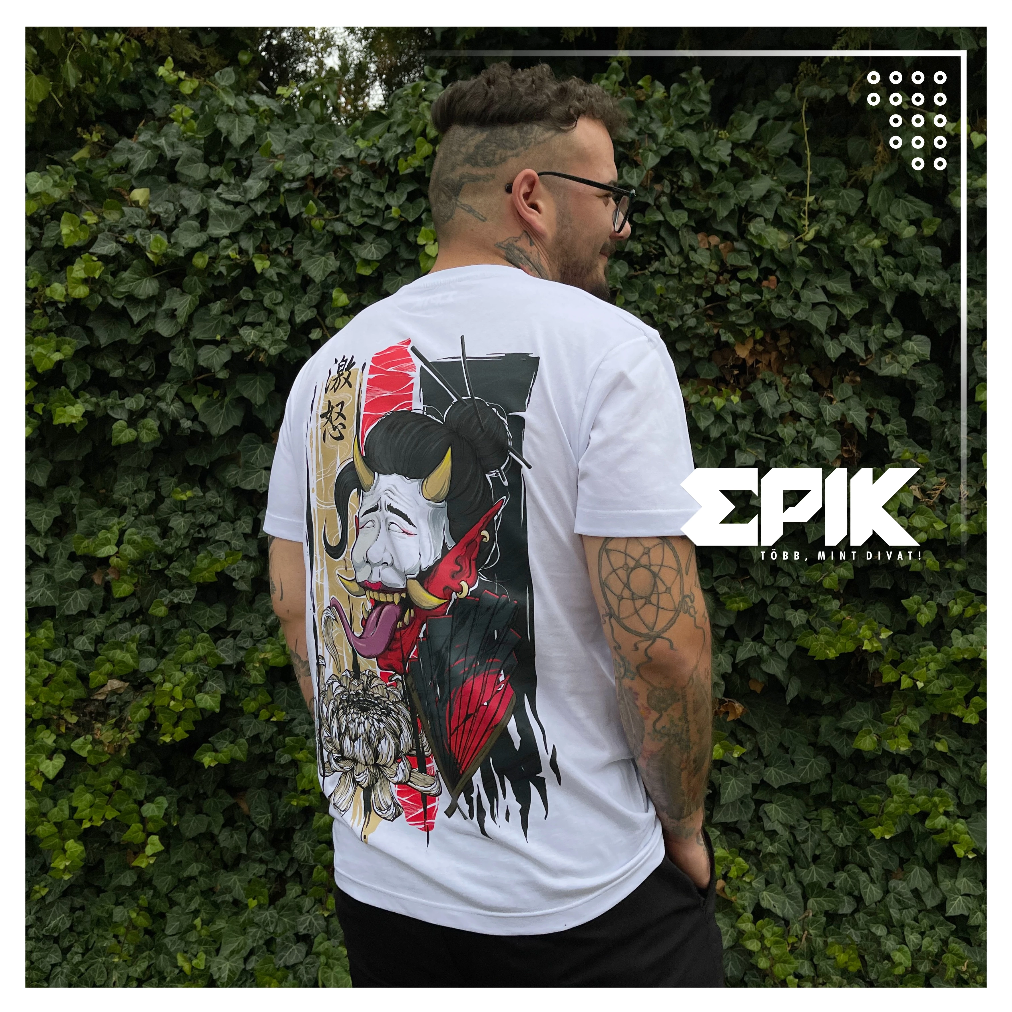 HANNYA - ANGER men's t-shirt