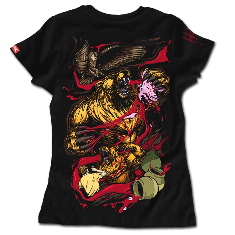 Winnie the beast női póló (hátán nyomott)